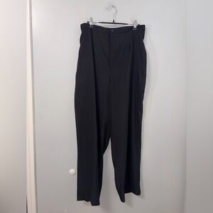 CLIO II Vintage Black Dress Pants Work Wear Career Classy Button Zip USA 1X